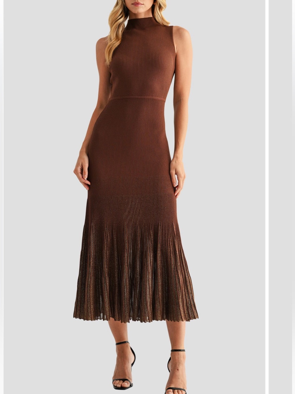 🆕 Mila Mae sleeveless mermaid hem sweater dress